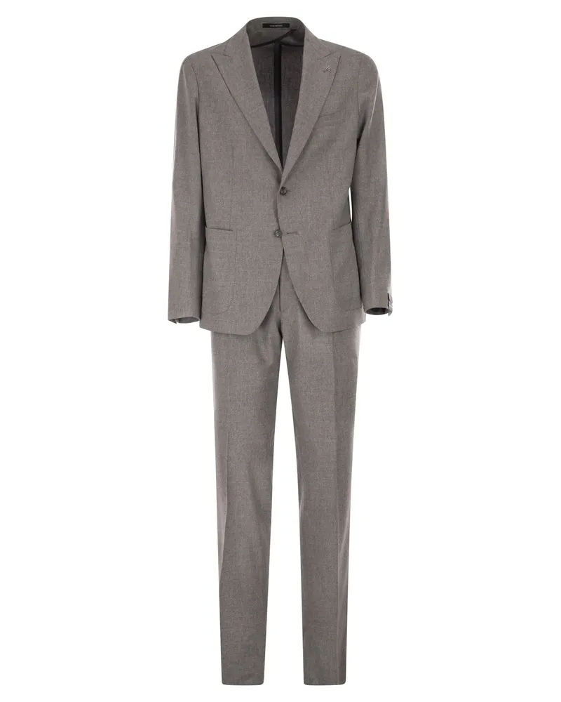 Tagliatore Anzug aus superfeiner Schurwolle von Grey