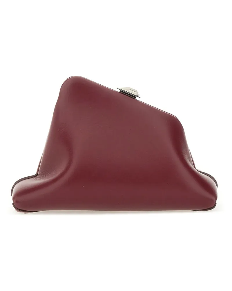 ATTICO Der Attico Clutch "frei" Tag klein Bordeaux