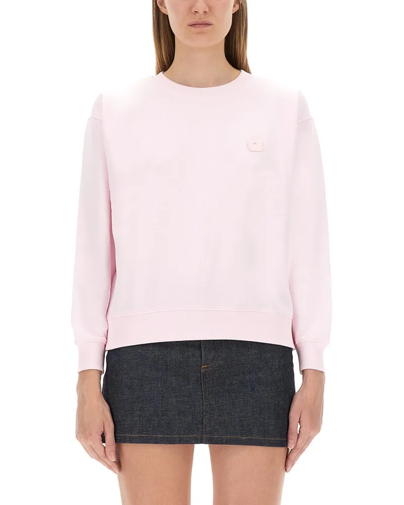 Kenzo besticktes Sweatshirt "Boke Flower 2.0 Pink