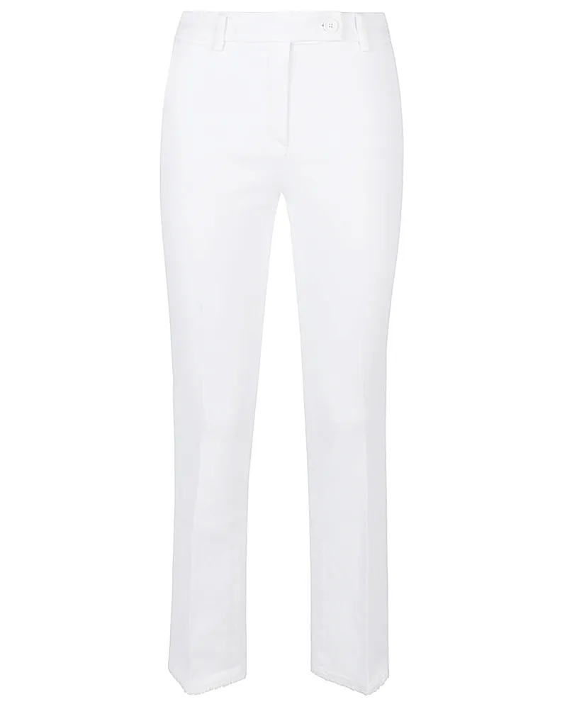 VIA MASINI 80 Über Masini 80 Baumwollstall -Beinhosen White