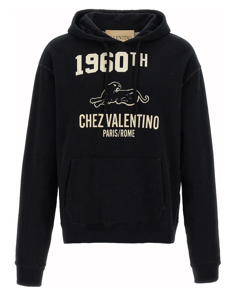 Valentino Garavani gedruckt Valentino Garavani Hoodie Black