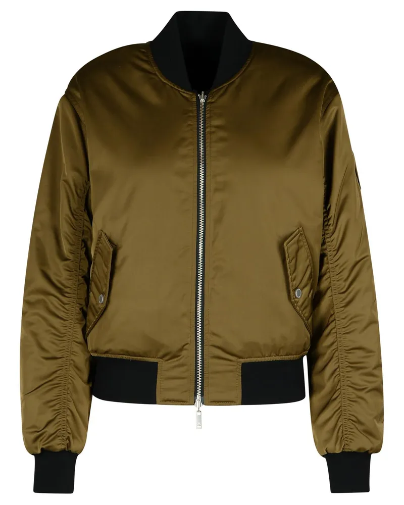 Moose Knuckles Elchknöchel 'Jet' grüne Polyester -Bomberjacke Green