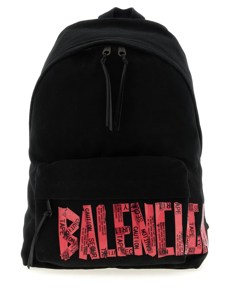 Balenciaga Tape Type“ Rucksack Black