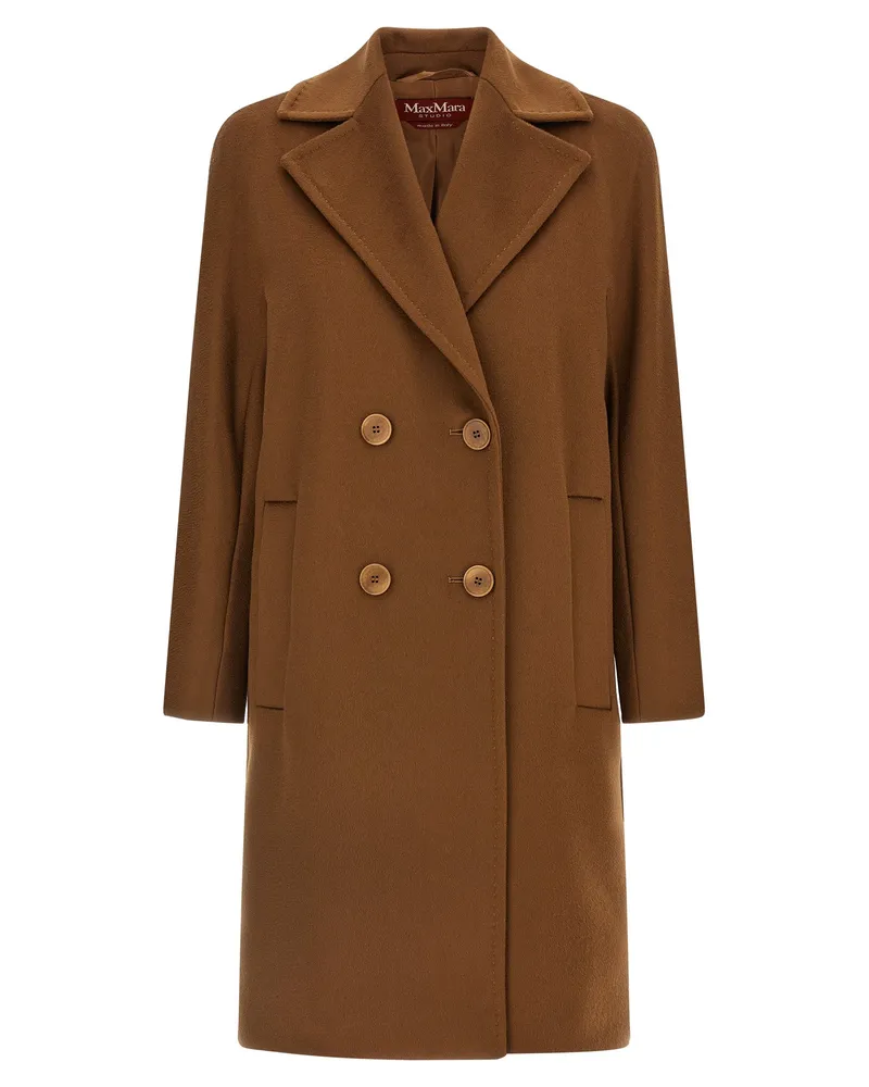 Max Mara Agenda' Mantel Brown