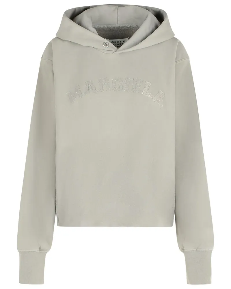 Maison Margiela Beige Baumwoll-Hoodie Grey