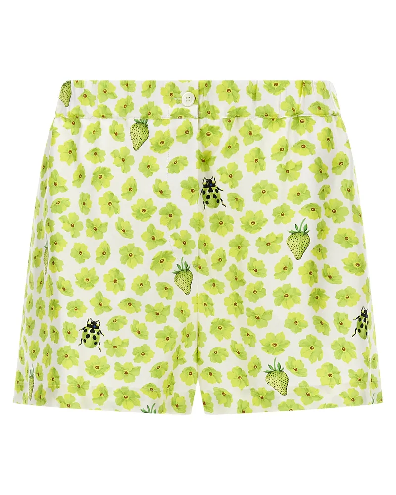 Versace Strawberry Garden' Shorts Multicolor