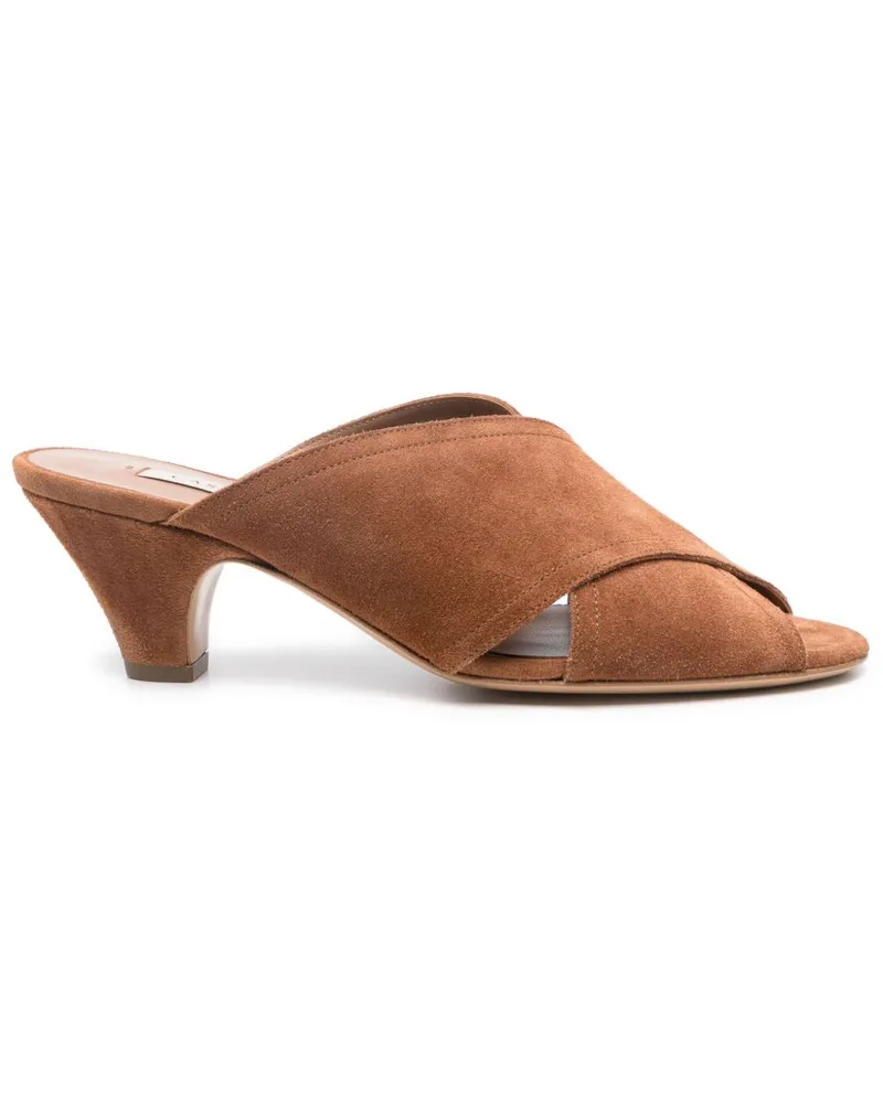 Casadei 55 mm Wildleder Maultiere Siena