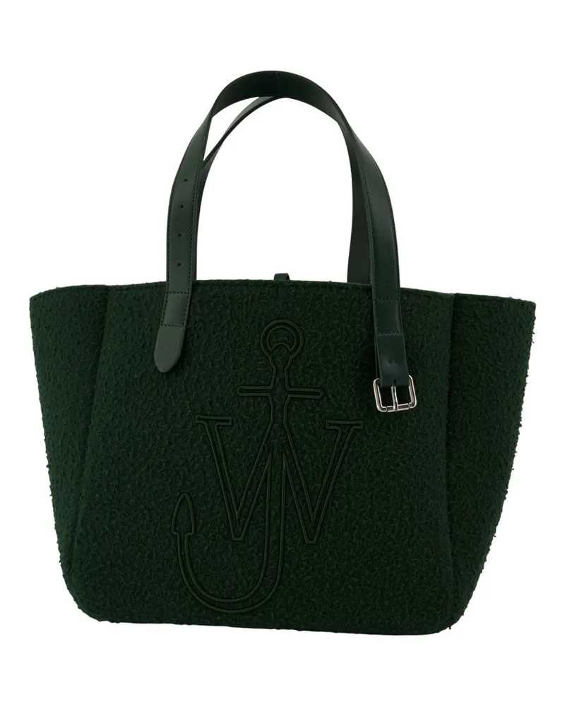 J.W.Anderson Belt Shopper Bag  Wool Green Grün