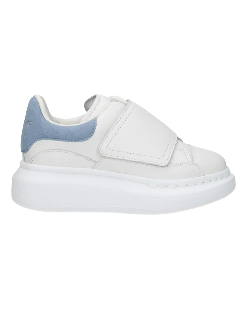 Alexander McQueen Geschenkideen Sneaker Kinder Herren Leder weiß/himmlisch -