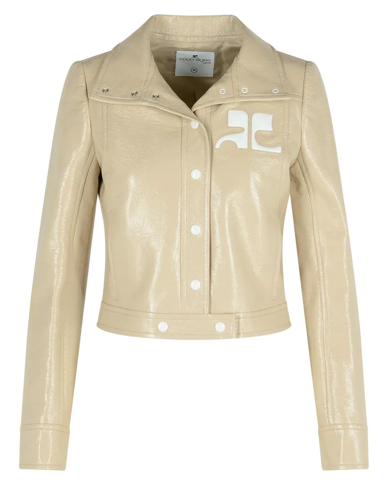 Courrèges Courreves 'Uedition' Elfenbein Baumwollmischjacke Ivory