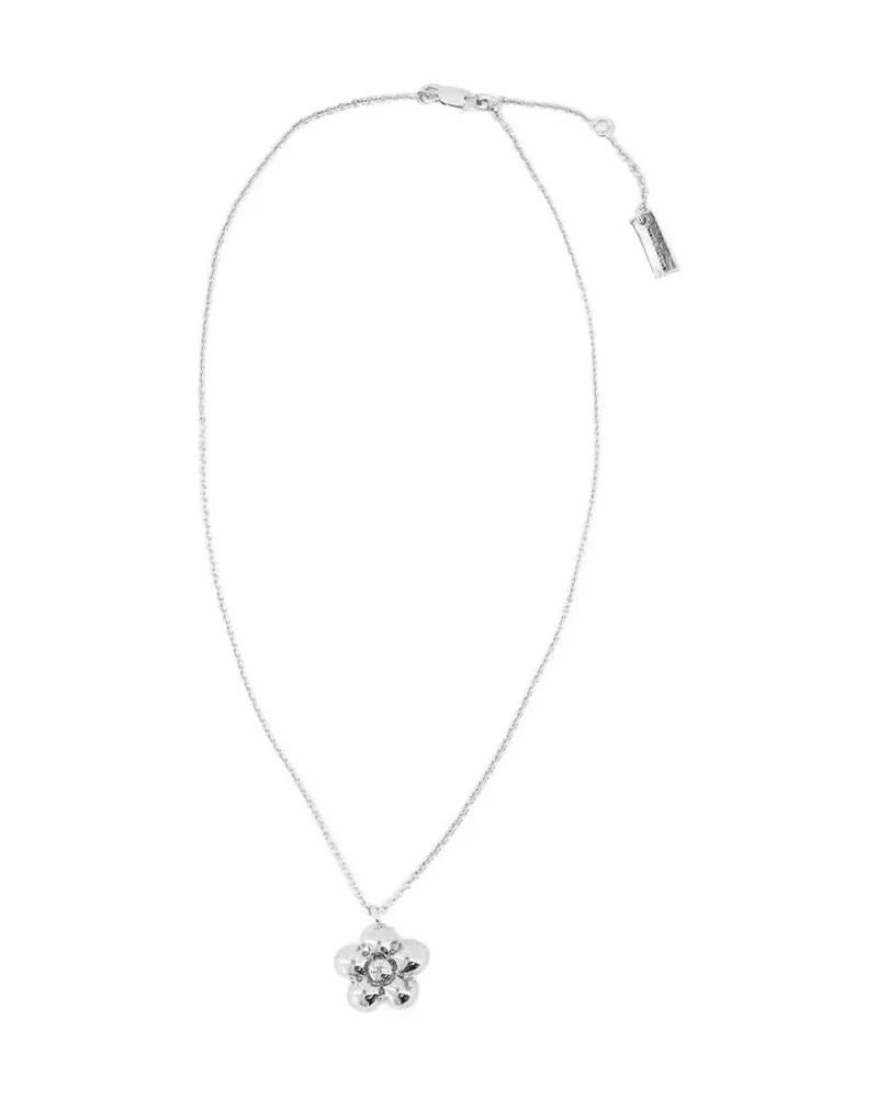 Marc Jacobs Daisy Ballon Halskette  Metall Silber Silber