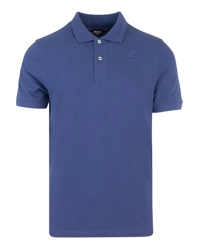 K-Way Polo Amdee Piquet Blau Blue