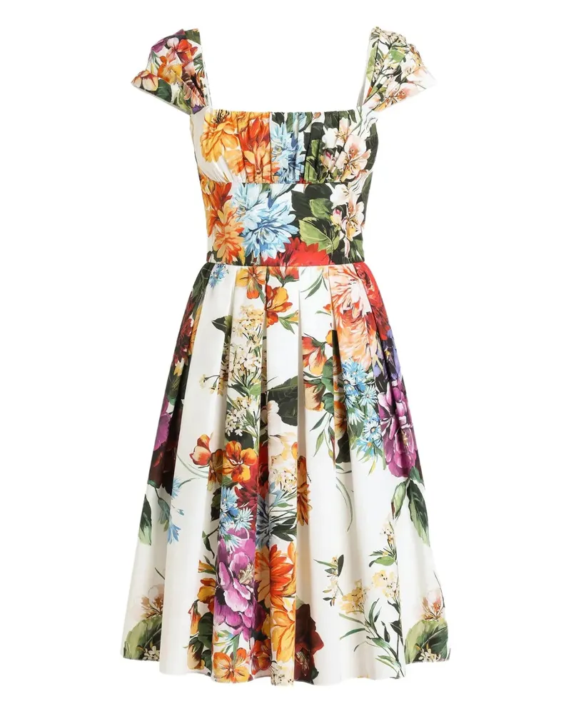 Dolce & Gabbana Blumendruckkleid Ha5pc