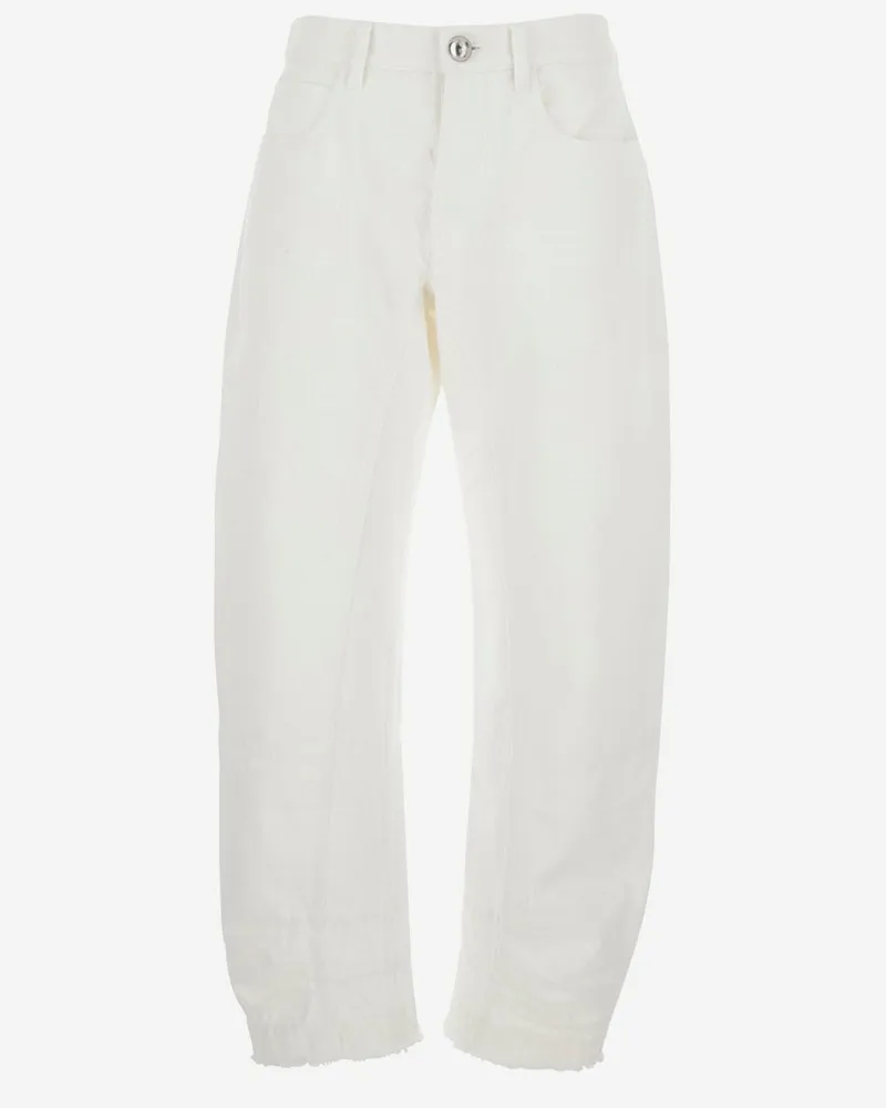 Jil Sander Cotton Jeans Jeans White