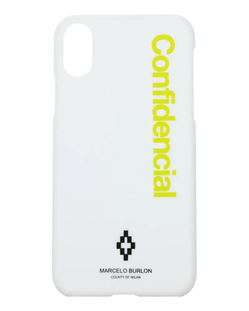 Marcelo Burlon | County of Milan I Phone Case I Phone X Damens Weißer Kunststoff -