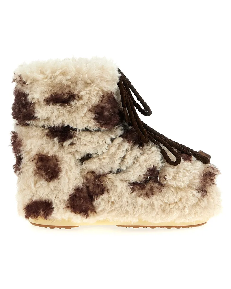 Moon Boot Icon Low Curly Light' Stiefeletten Multicolor