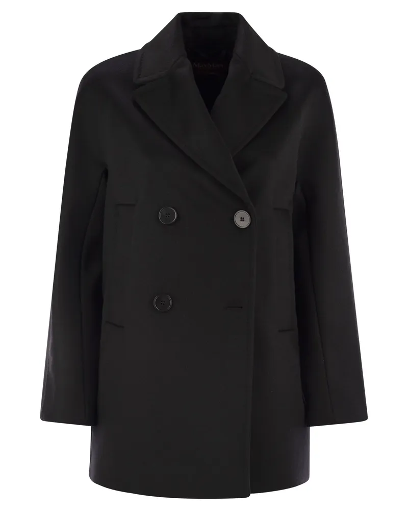 Max Mara Sheree Virgin Wool Caban Black