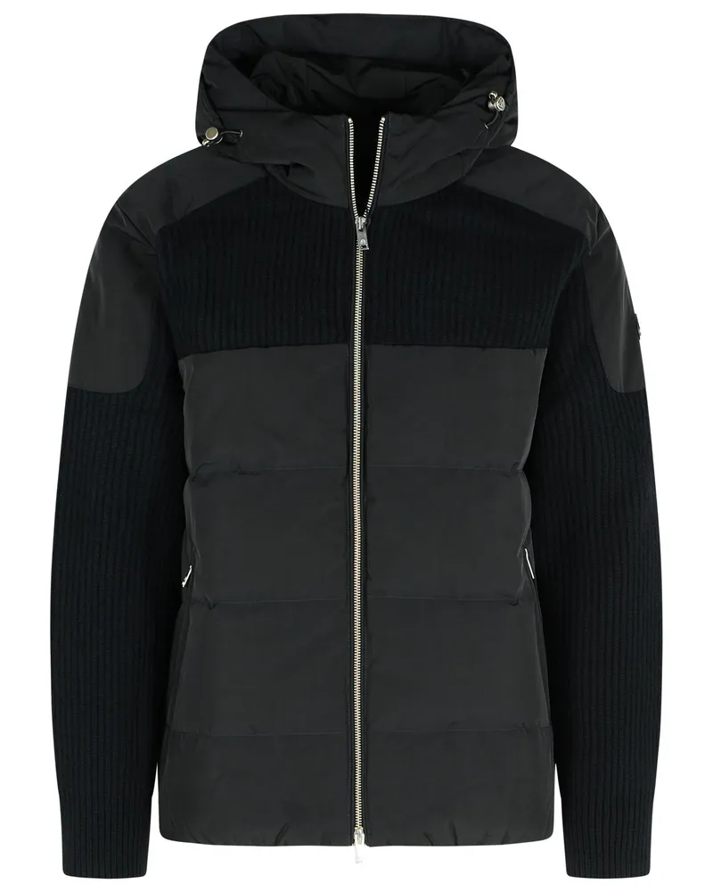 Moose Knuckles Elchknöchel schwarze Wolljacke Black