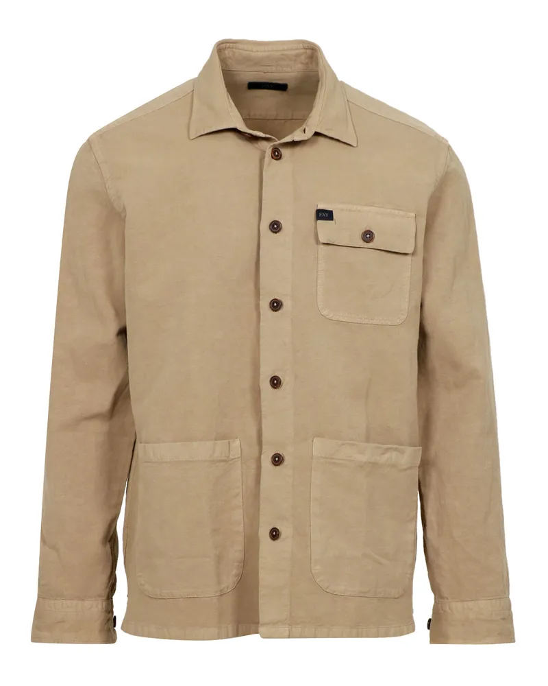 Fay Shirts Kaki