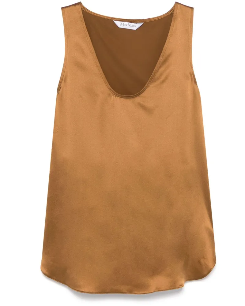 Max Mara Silk Satin Top 38