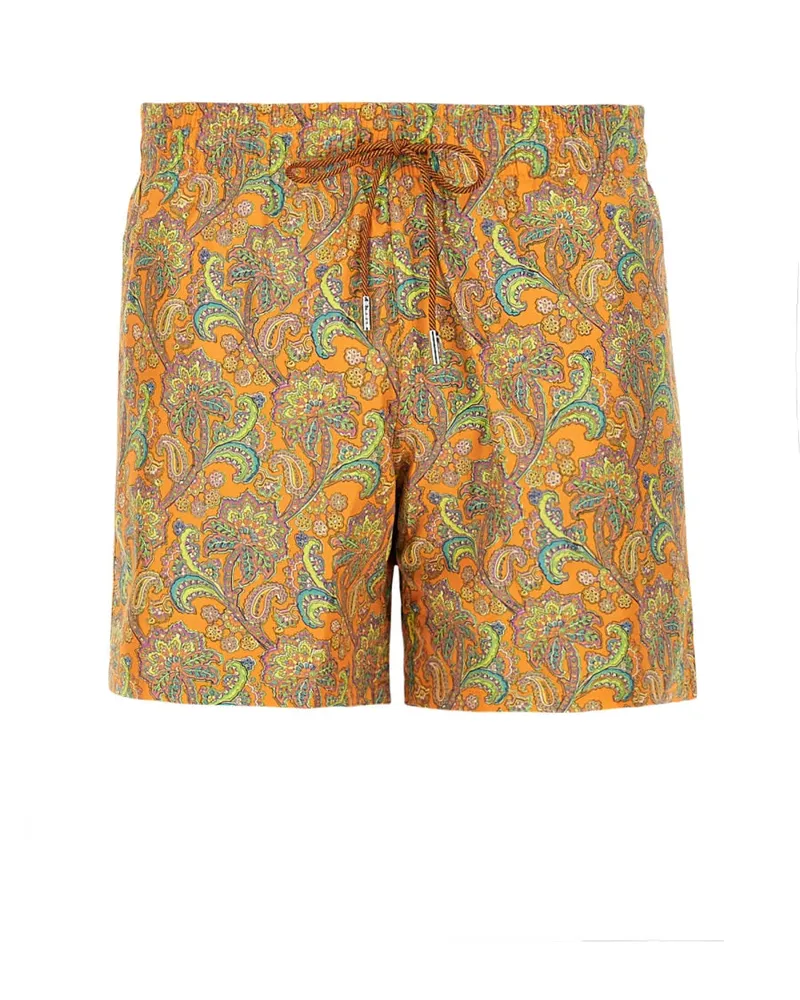 Etro Boxer Badeanzug Orange