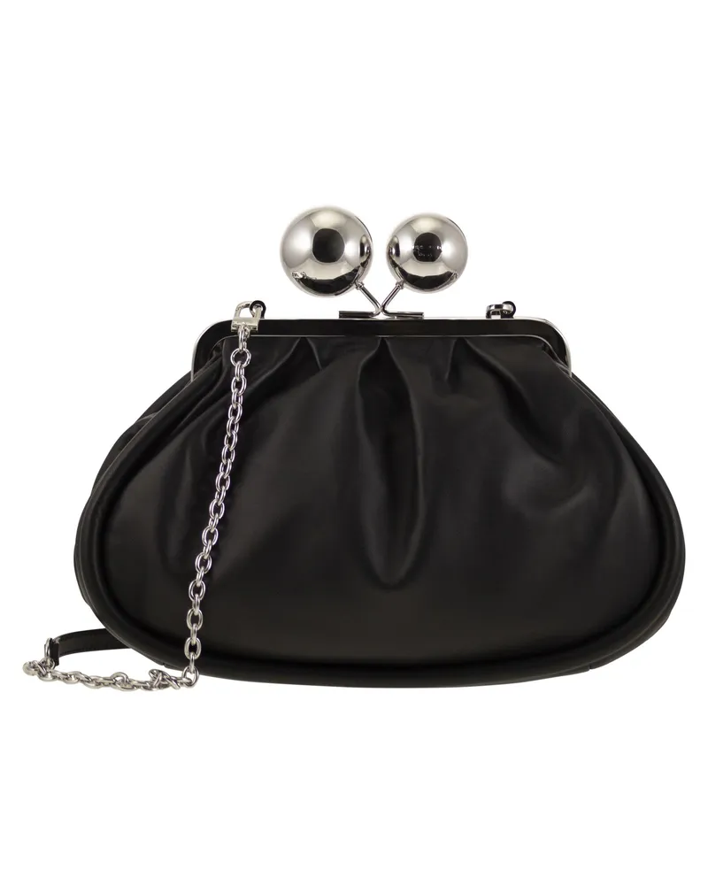 Max Mara Milvanew Sheepskin Medium Bag Black