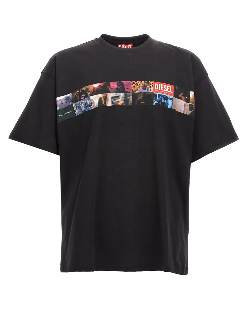 Diesel t Boxty' T -Shirt Black