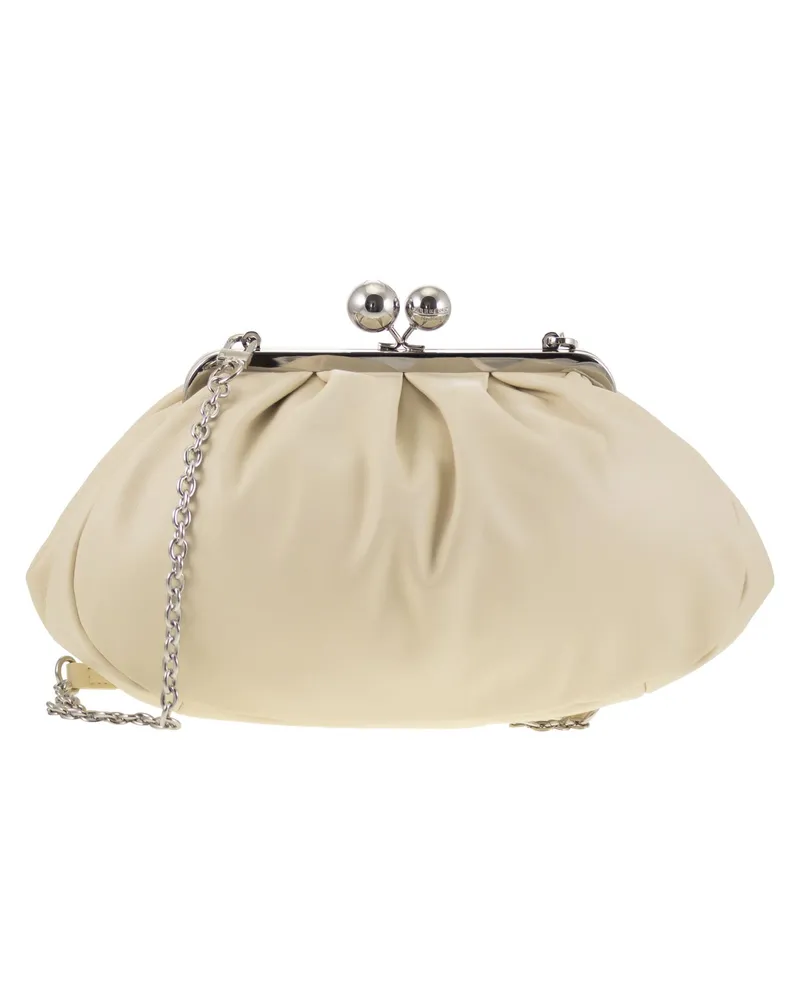 Max Mara Wochenende Max Mara Cubico mittelgroßer Konditor in Nappa -Leder Ivory