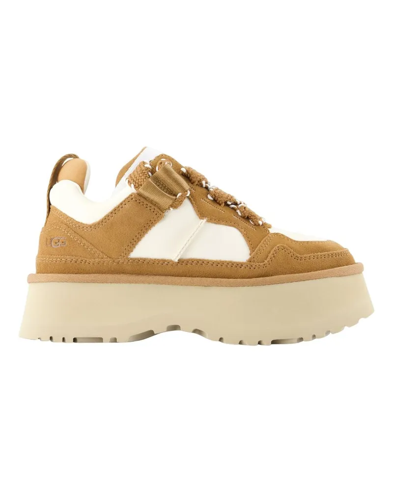 UGG Astromel -Turnschuhe  Leder braun Brown