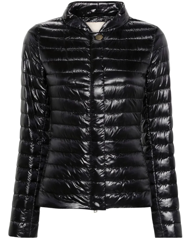 Herno Ultralight Nylon Down Jacke Black