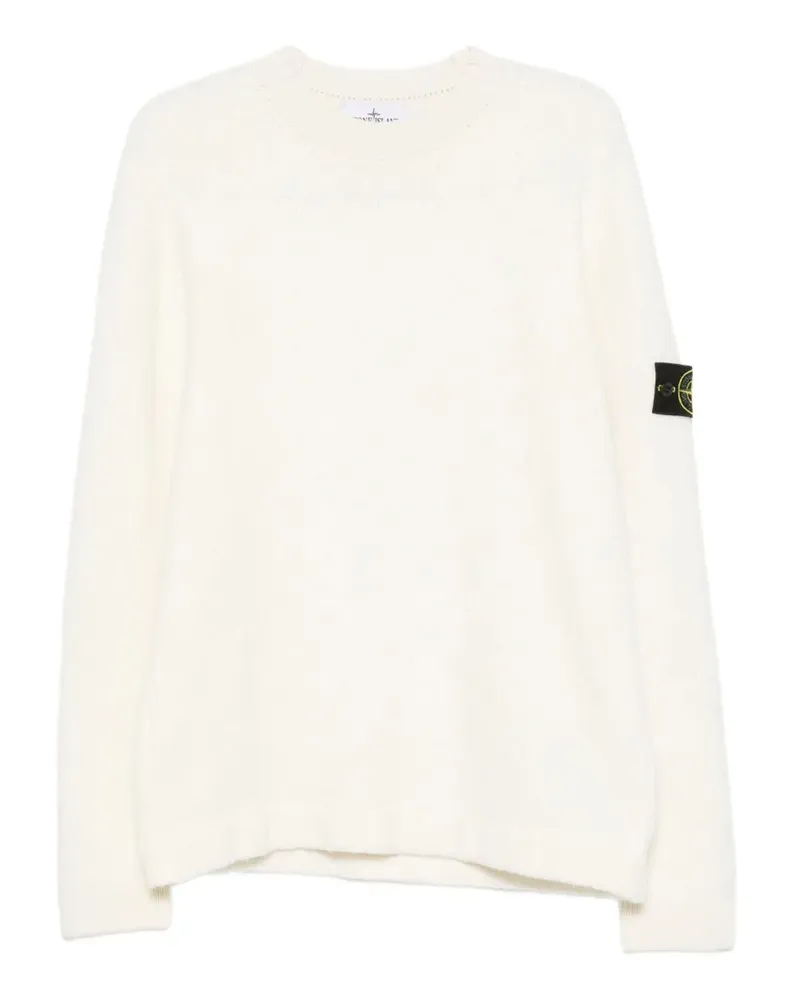 Stone Island Sweaters Weiß White