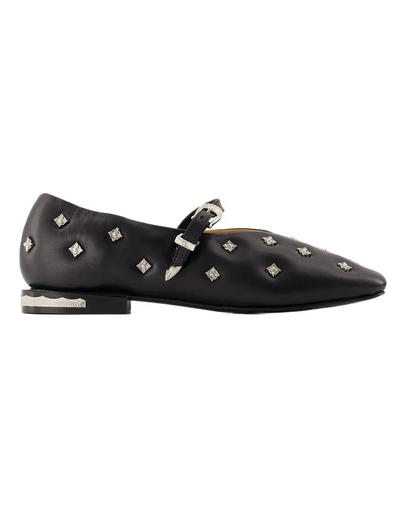 Toga AJ1342 Ballerinas  Leder schwarz Black