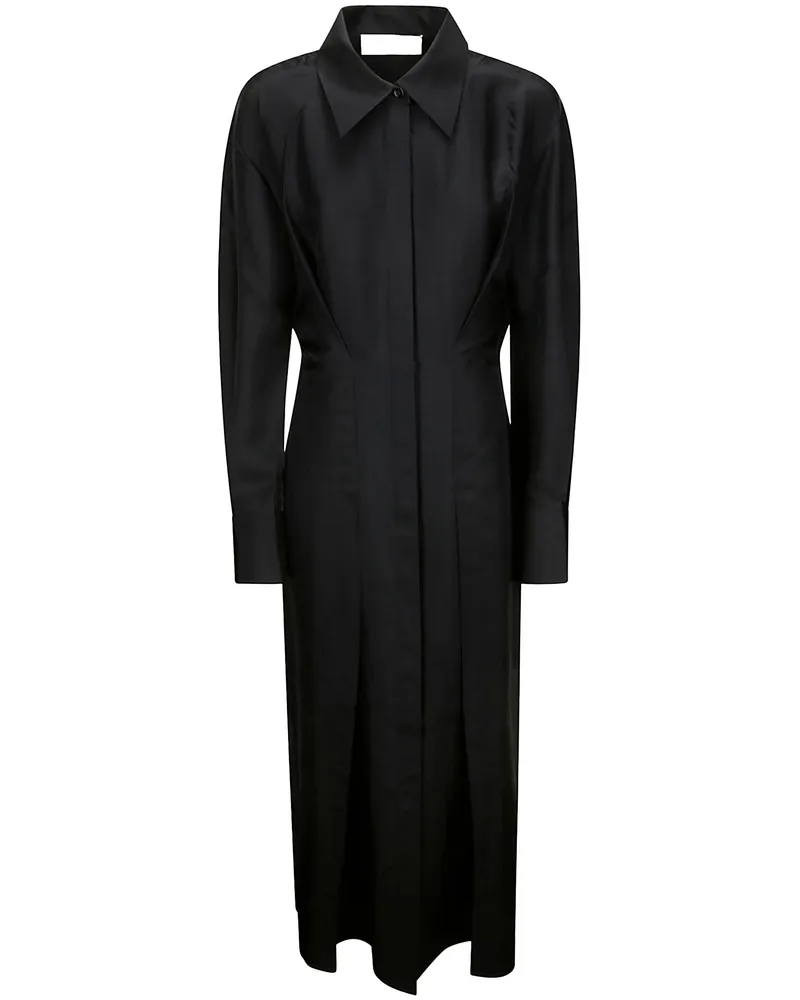 Róhe Tailliertes Seidenkleid 