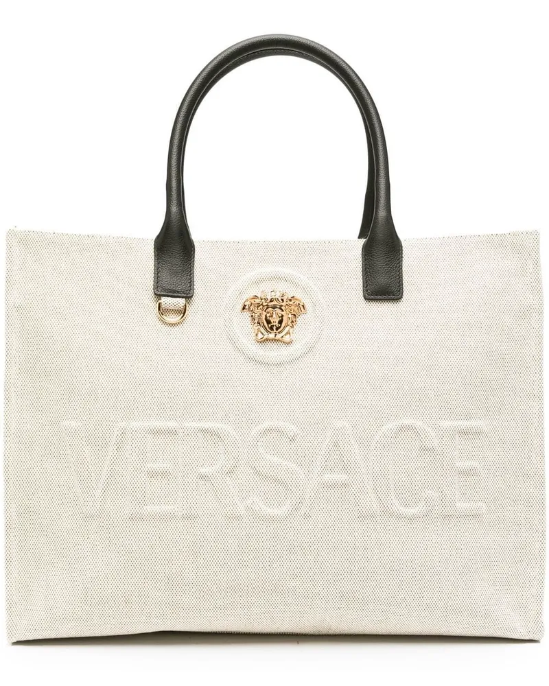 Versace la Medusa Große Einkaufstasche Rope+black