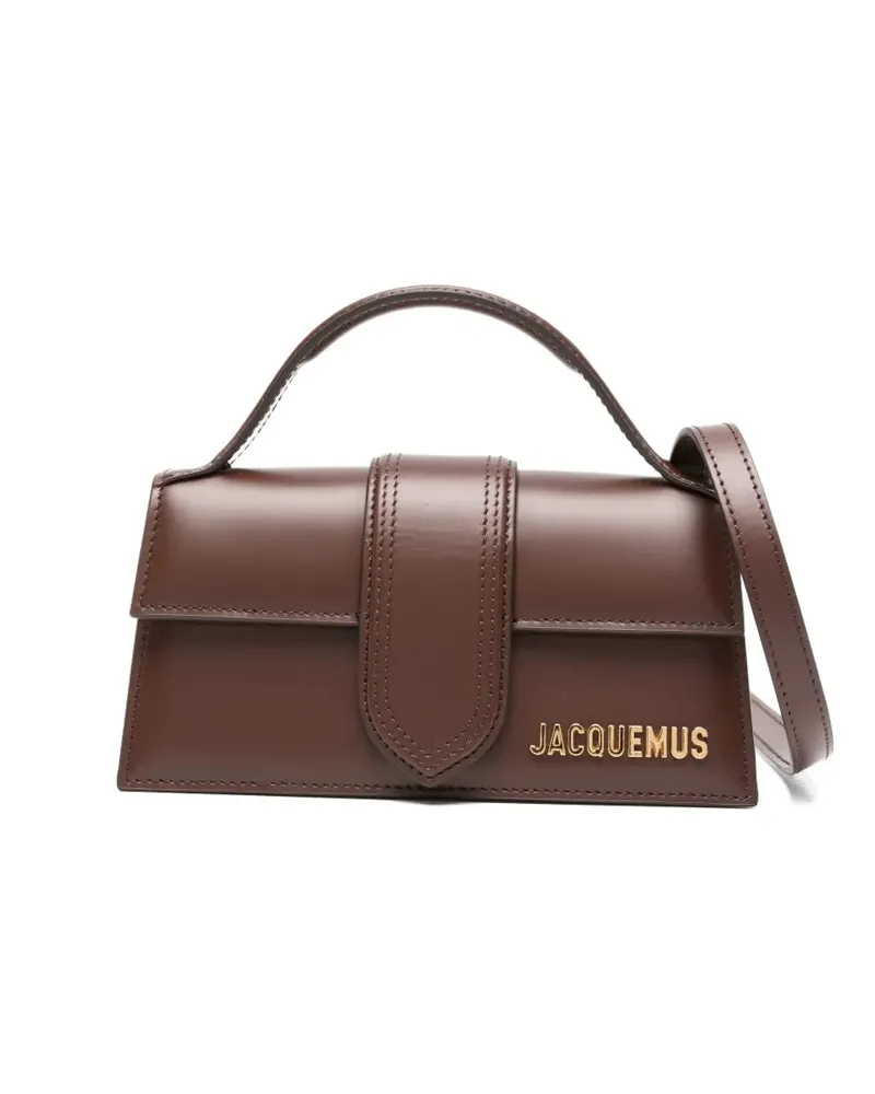 Jacquemus Leder -Tasche Tasche Brown
