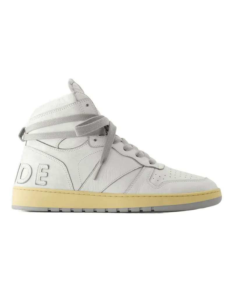 RHUDE Rhi Hi Sneakers Rhode Lea Blanc White