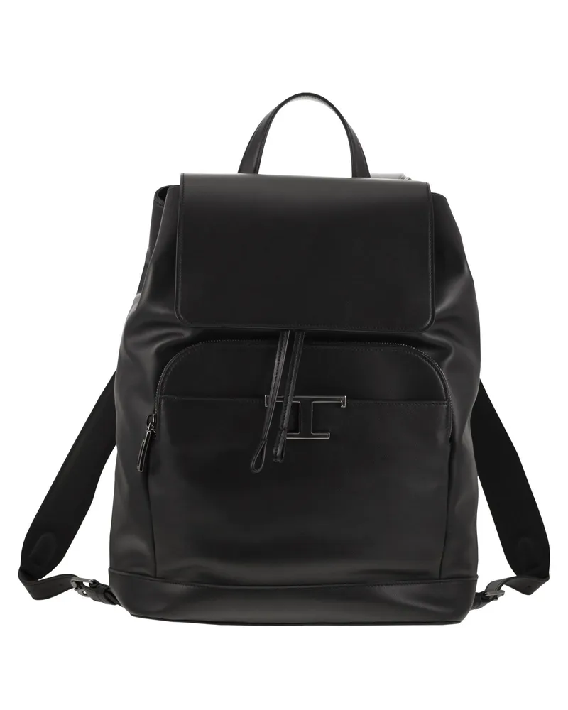 TOD'S Tod 's Zaino t zeitlos in Pelle Medio Black