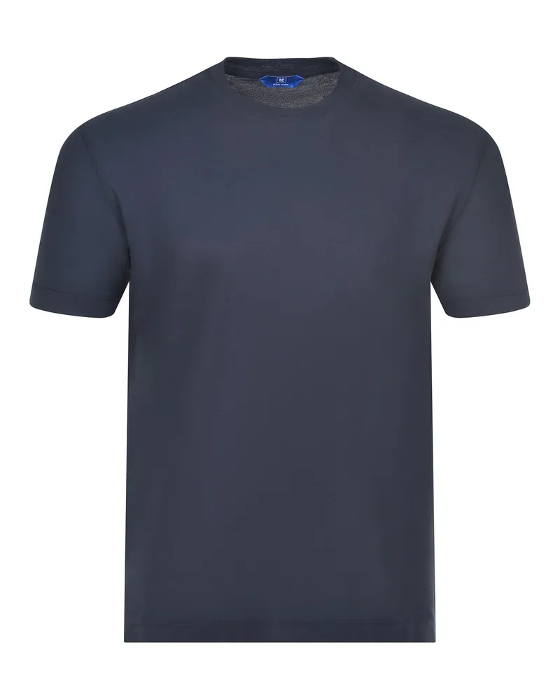 KIRED KURED "KISSM" T -Shirt aus Baumwolle Blue