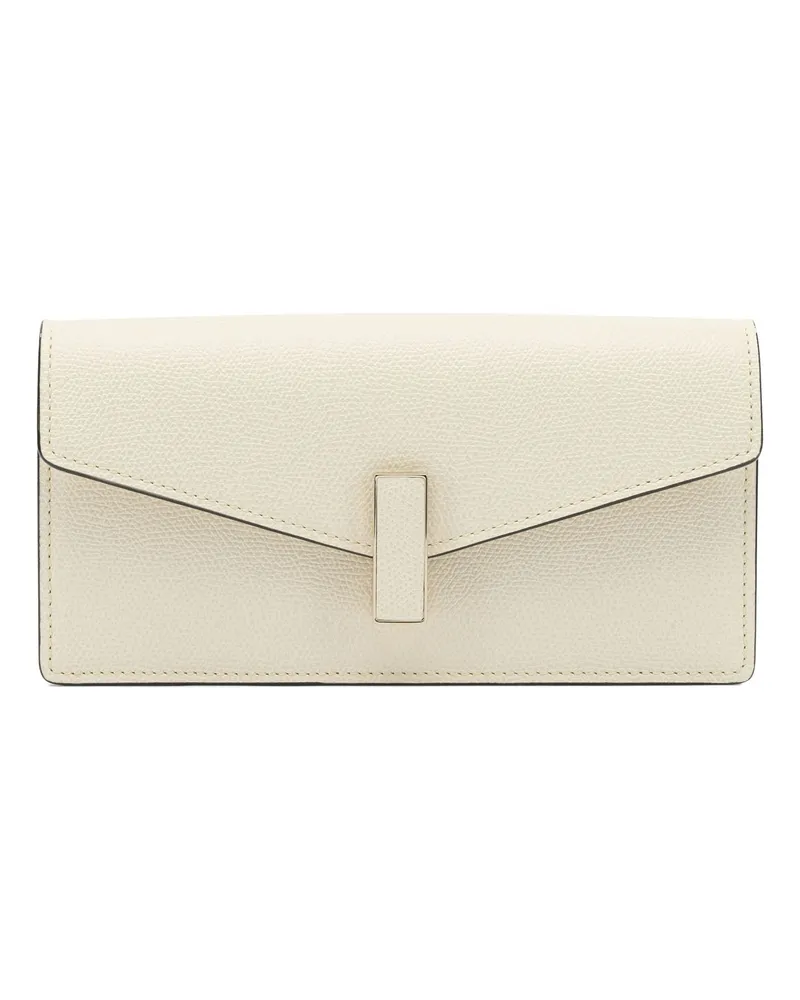 Valextra Kupplung „Iside“ mit Kette White