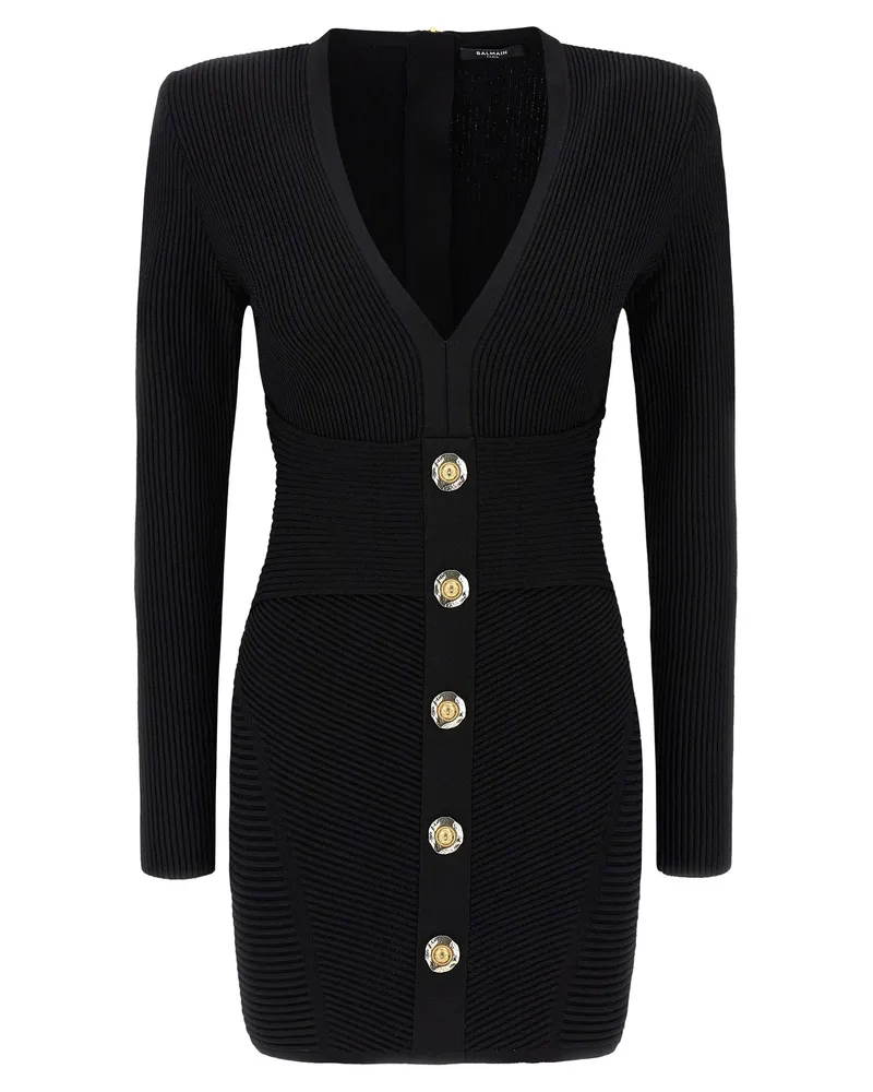Balmain Bodycon -Kleid Black