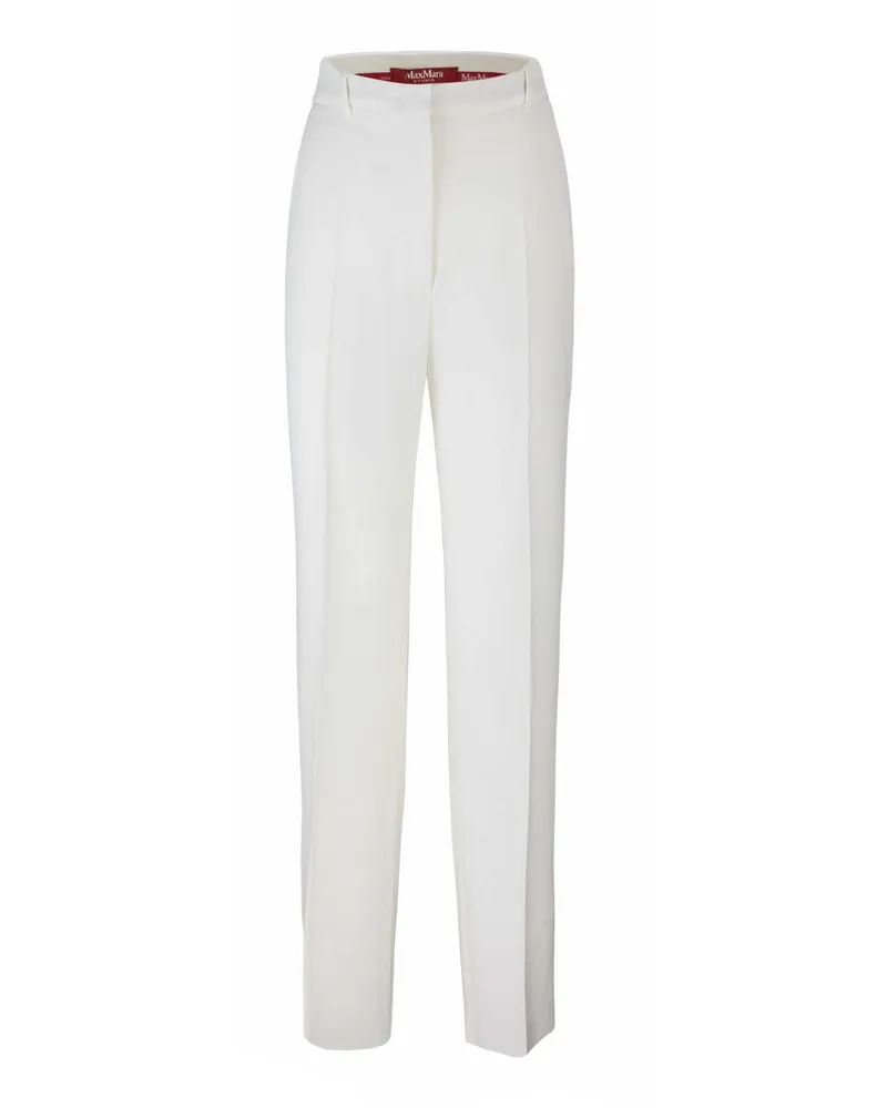 Max Mara Pantalone Quasar Bianco White