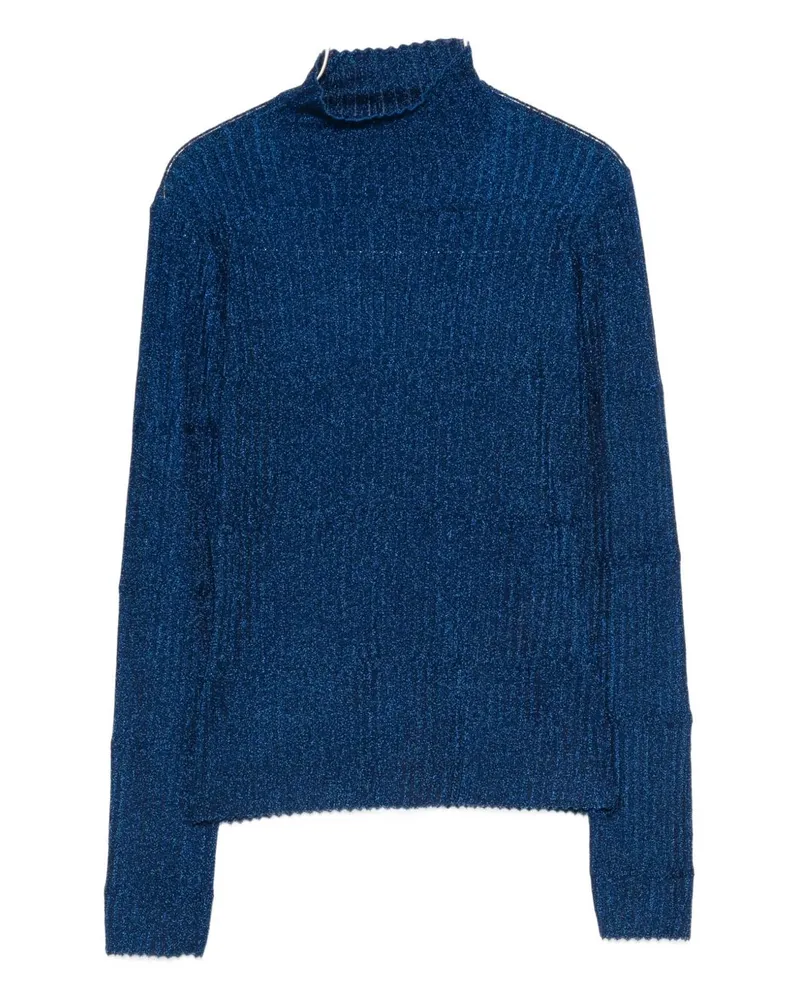 Emporio Armani Turtle Neck -Pullover Blue
