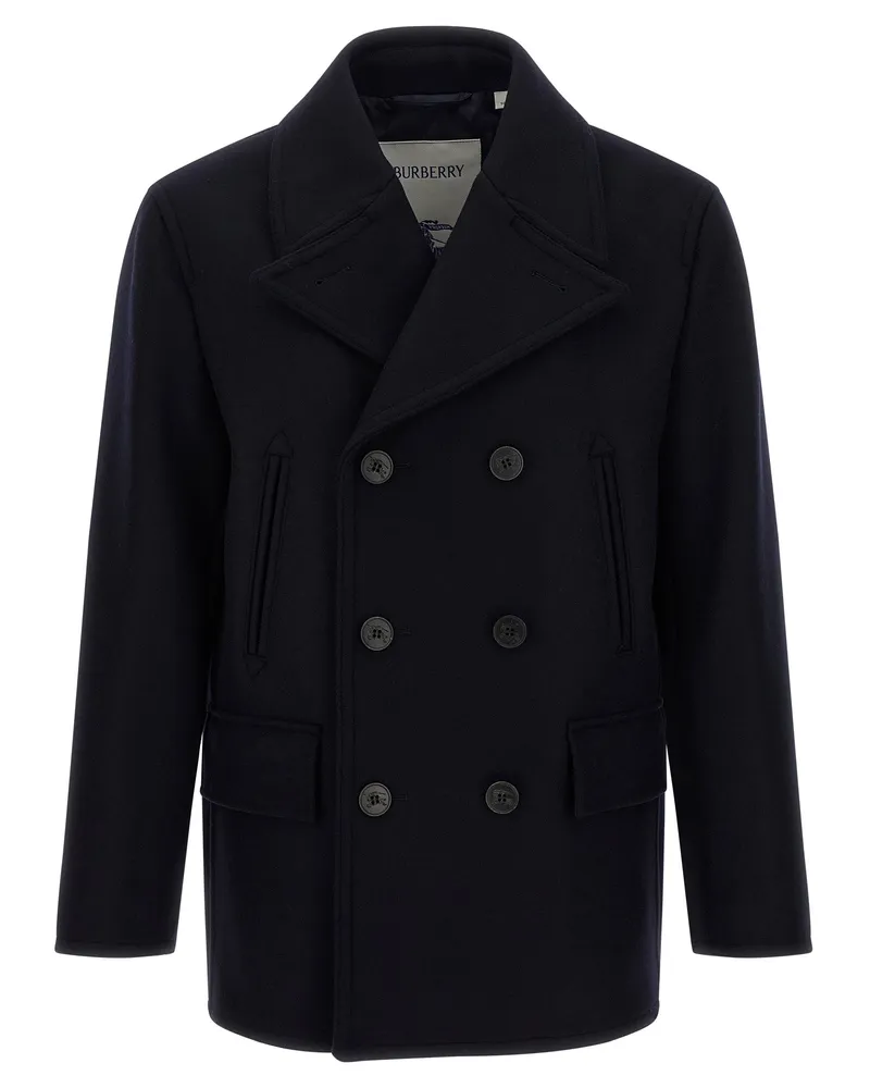 Burberry Shelborne' Mantel Blue