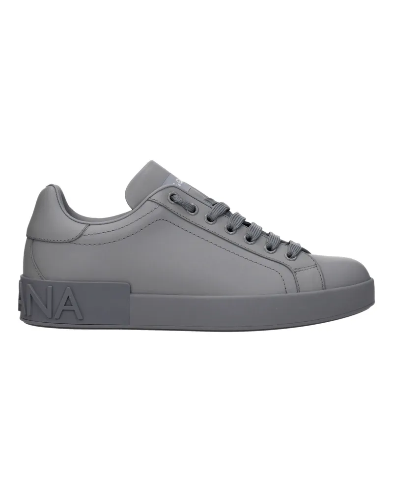Dolce & Gabbana Dolce&Gabbana Herrens Sneakers Grau/Anthrazit Leder -