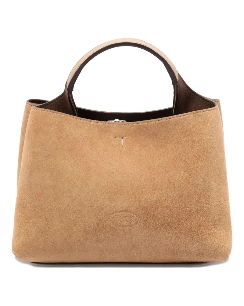 TOD'S Tod 's Mikro -Leder -Tasche Marrone