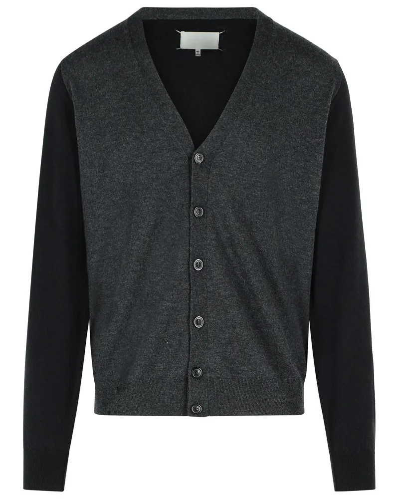 Maison Margiela Grauer Woll-Cardigan von Grey