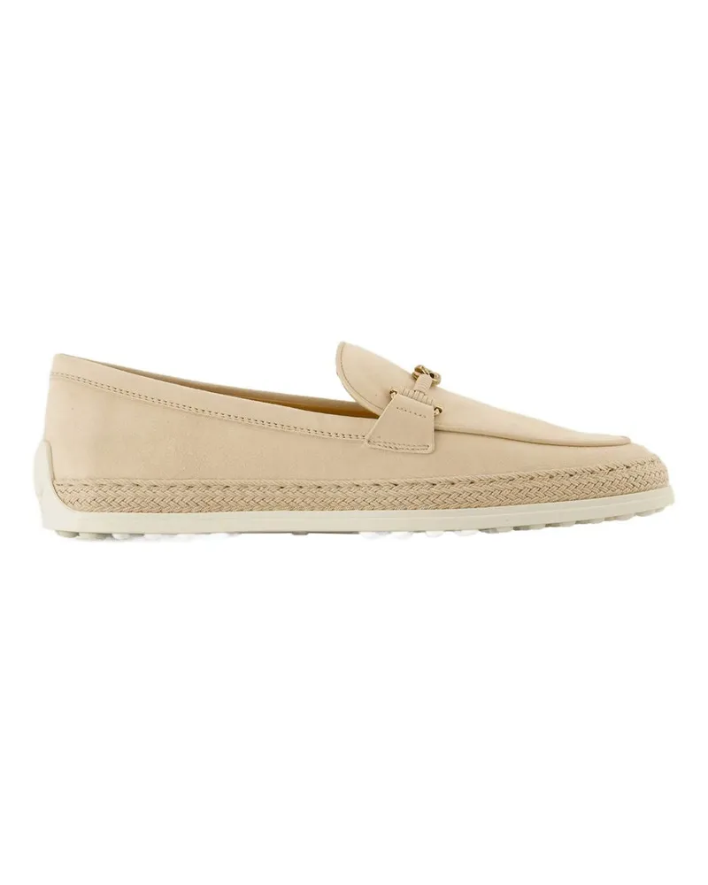 TOD'S Rafia Loafer Tod 's Raffia Beige Beige