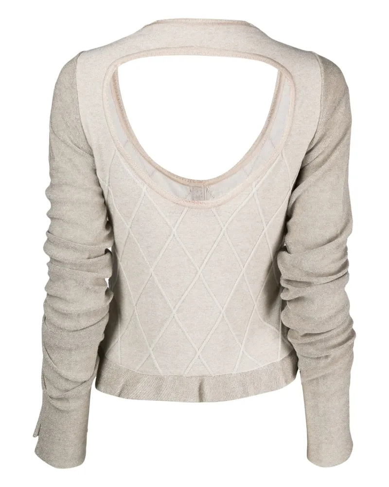 CORMIO Cardigan mit Knopf 