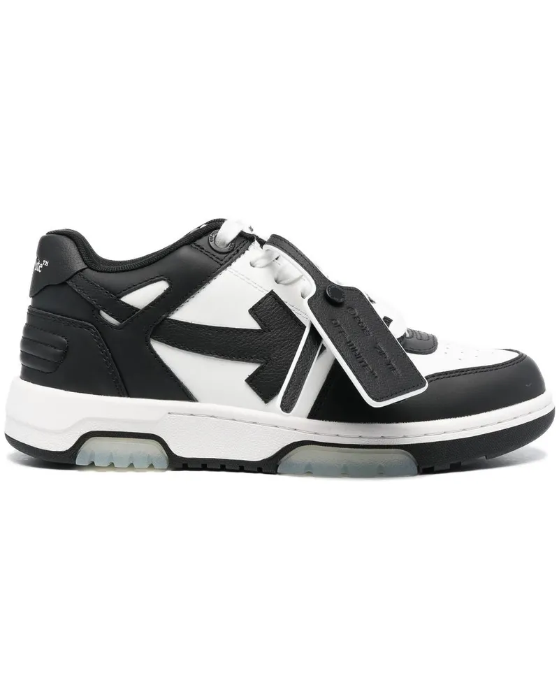 OFF-WHITE Off-White-Out-Of-Office-Ledersneaker Black