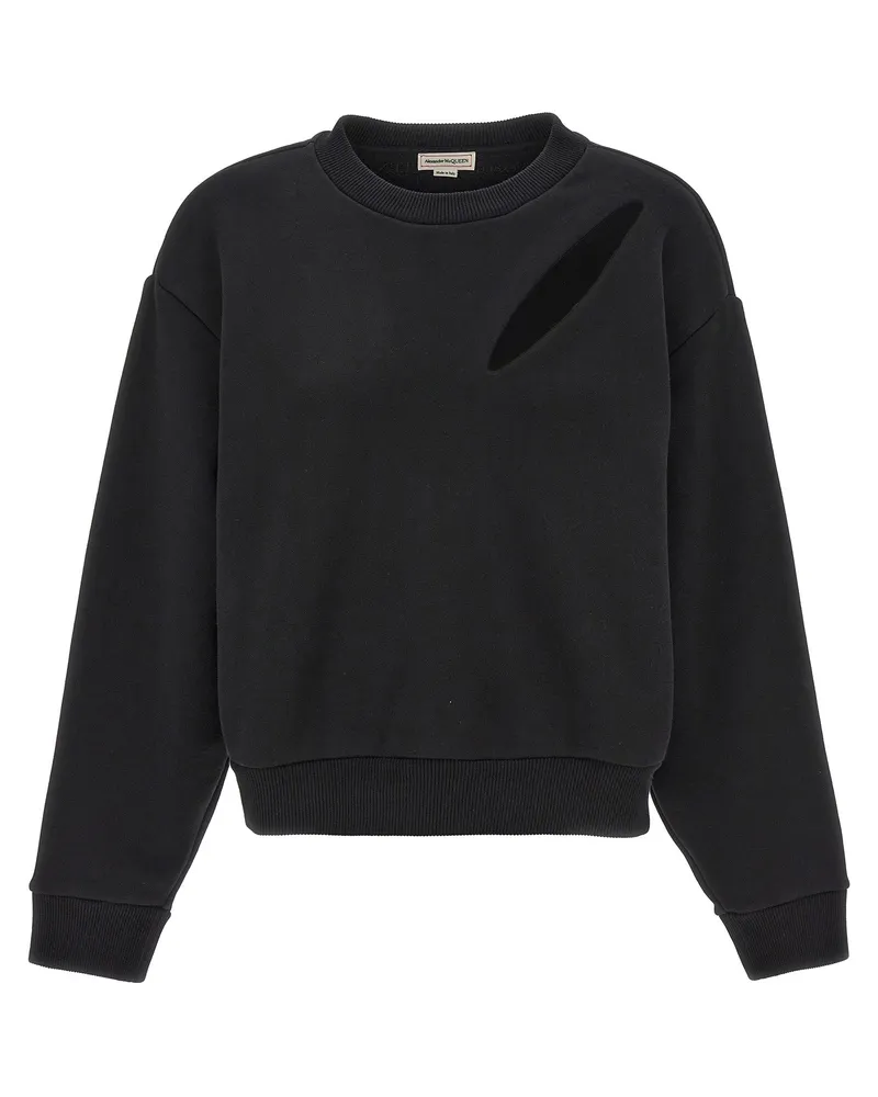 Alexander McQueen Cut and Sew' Sweatshirt Black